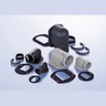 RACC. A FLANGIA 90G DN17 PG16PA6 BK IP68