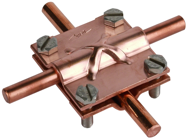 MORSETTO A CROCE CU PER TD 8-10/8-10MM