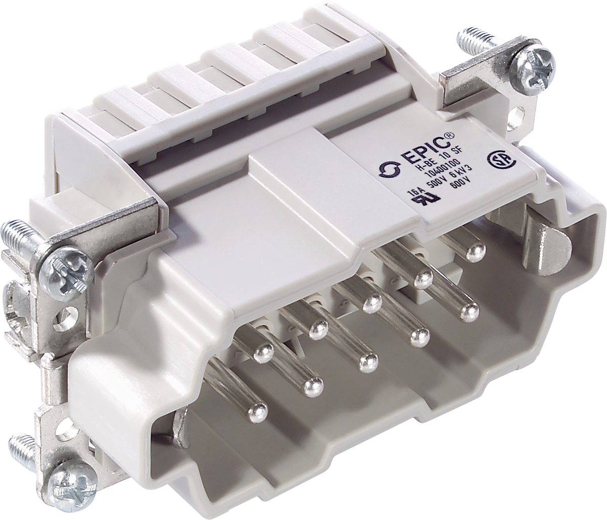 H-BE 10 SF MALE INSERT W. CLAMP SPRING