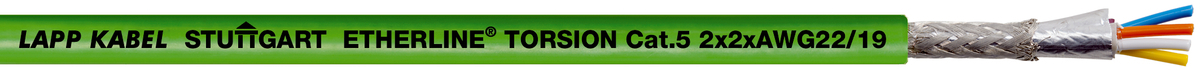 ETHERLINE TORSION P CAT5 AWM 2X2XAWG22