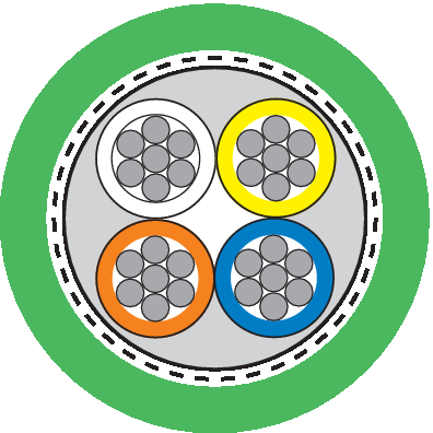 ETHERLINE FD P FC CAT5 2X2XAWG22