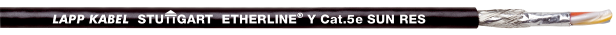 ETHERLINE Y CAT.5E BK 2X2XAWG22/7