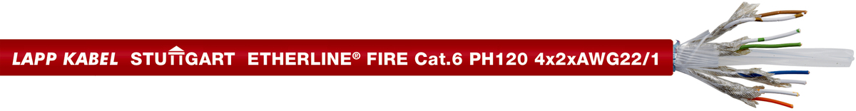 ETHERLINE FIRE CAT.5E PH120 4X2X23/1 AWG