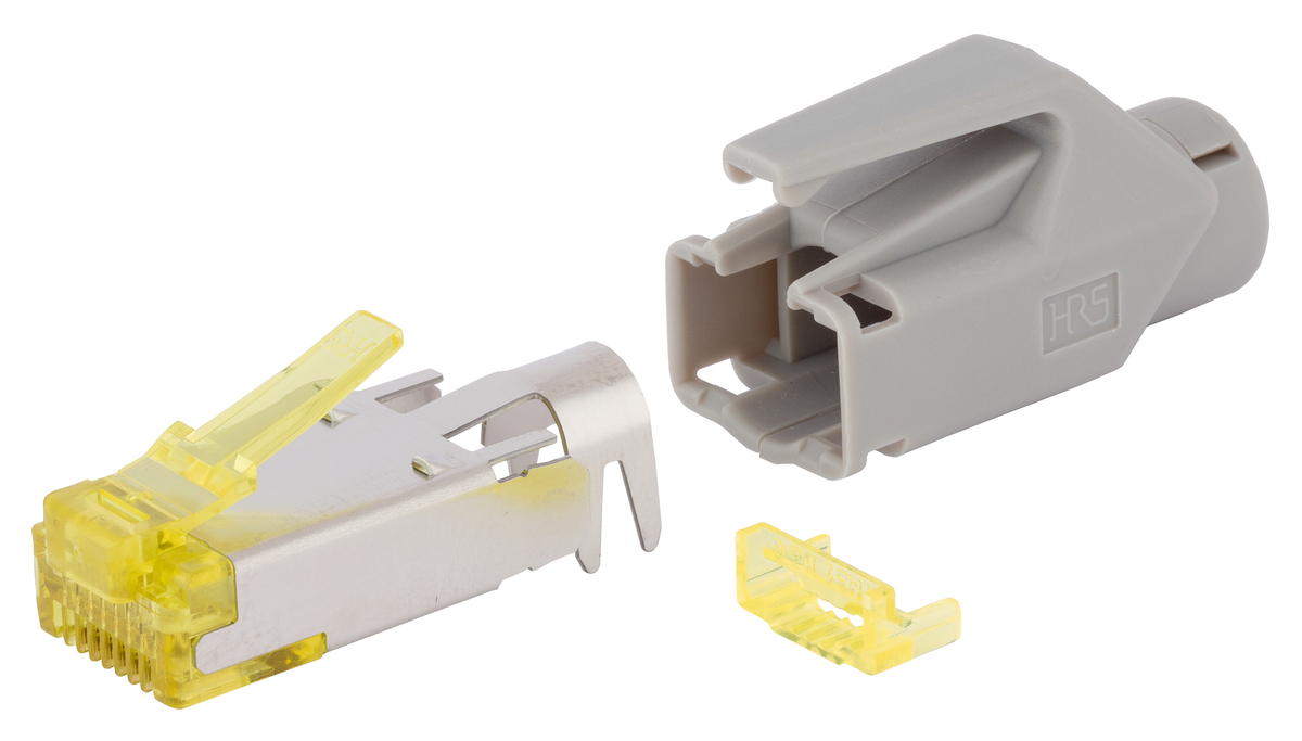 RJ45 STECKER TM31 HIROSE CAT.6A GY