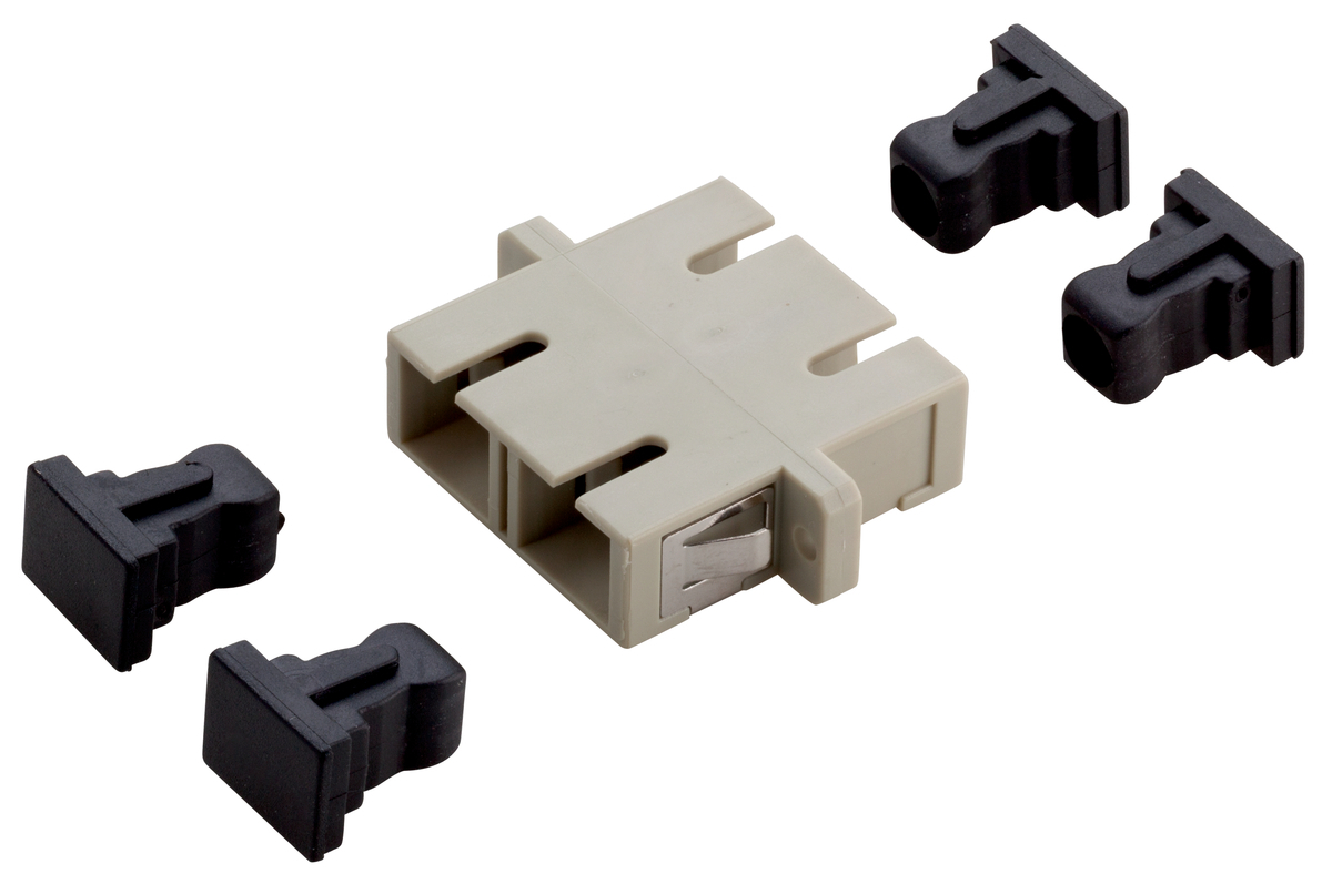 GOF ADAPTER DUPLEX SC SM APC GR /4PC