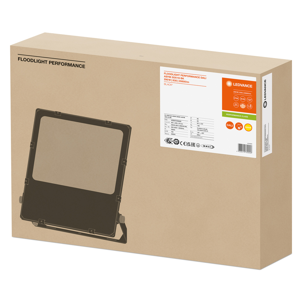 FL PFM DA 290W 3000K ASYM 55X110 BKLEDV