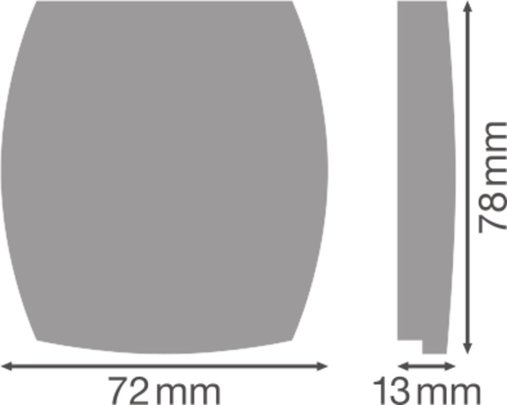 TRUSYS FLEX END CAP RAIL WT        LEDV
