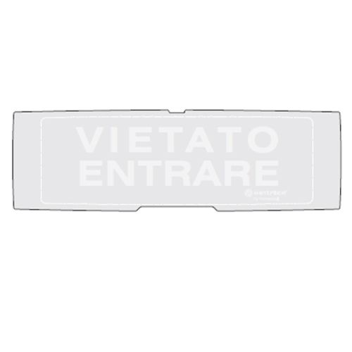 PELL.VIETATO ENTRARE FONDO GRIGIO