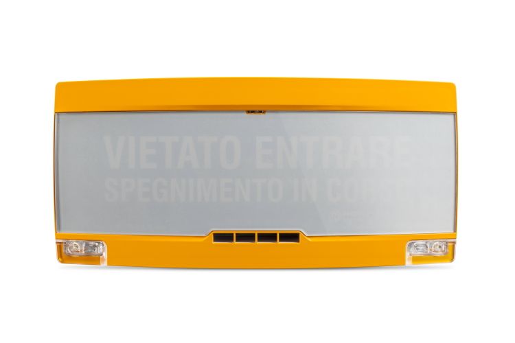 PAN. OTTICO ACUSTICO EN54-3/23 GIALLO