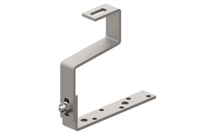 STAFFA TIPO R INOX REGOL. X FALDA X LEG/CEM